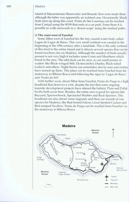 Where to watch Birds in Portugal - The Azores & Madeira Archipelagos - Moore,C. 2020